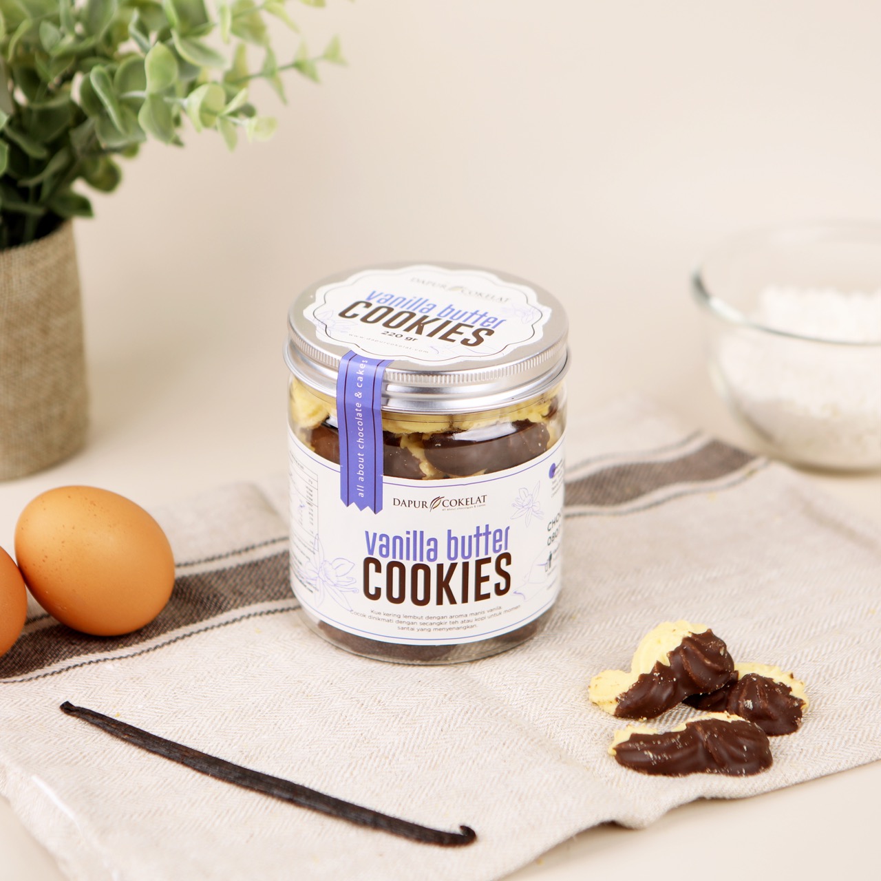 Vanilla Butter Cookies Large